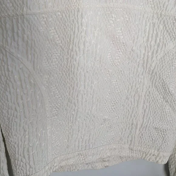 MSK Ladies Light Weight Jacket Cream color Fully Lined - Picture 6 of 8